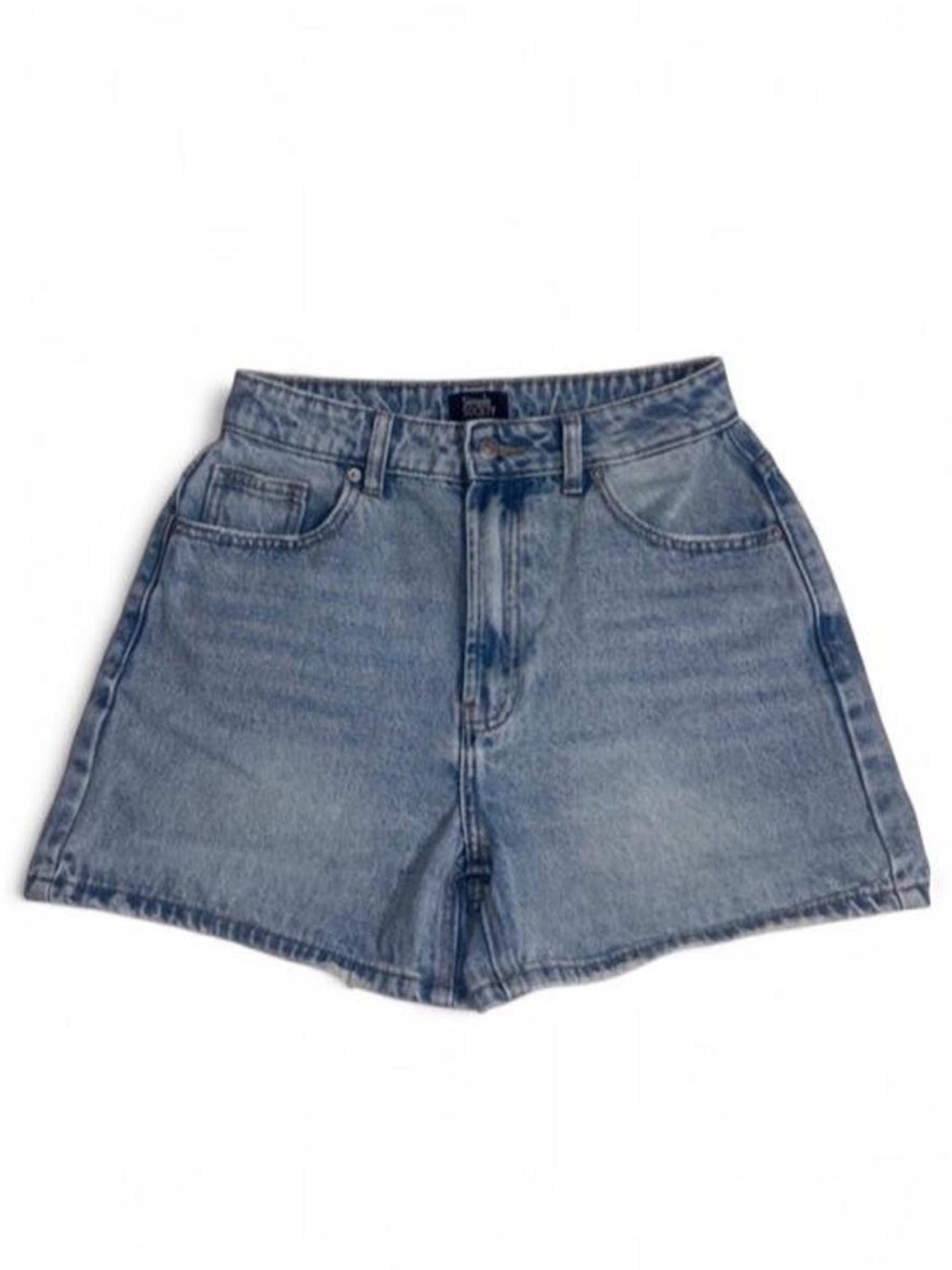 Simple Society High Rise Medium Wash Denim Jean Shorts - Women’s 7